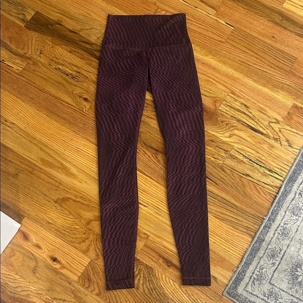 lululemon athletica Burgundy Leggings